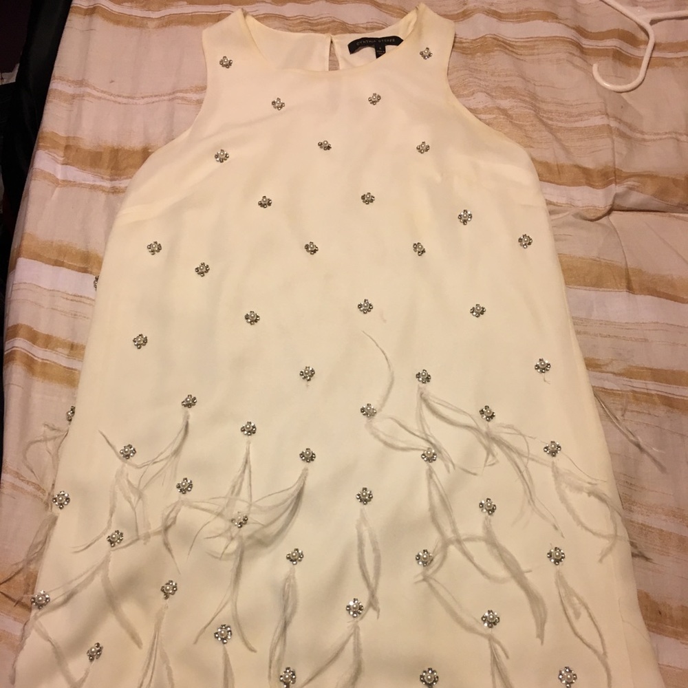 Off white cocktail dress